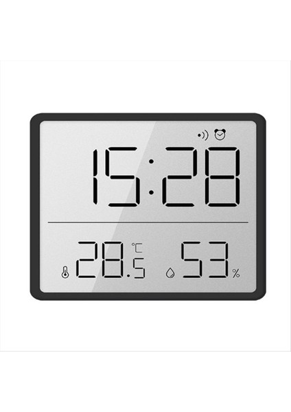 Çok Işlevli Termometre Higrometre Otomatik Sıcaklık Nem Monitör Saat Ev Termometresi (Yurt Dışından)