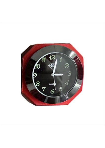 Motosiklet Saati Su Geçirmez Montaj Kuvars Saat Izle 22-28MM Gidon Stili Siyah Kırmızısı Için Aydınlık Saat Izle (Yurt Dışından)