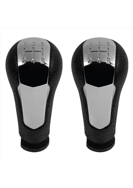 2x 5 Hızlı Dişli Vardiya Knob Kolu Kilitör Sapı Chevrolet Spark Için 2011-2016 Krom (Yurt Dışından)