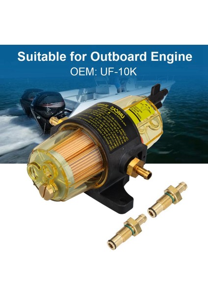 UF-10K Yakıt Filtresi Yakıt-Su Ayırıcı Montajı Yamaha Suzuki Için Anahtarlı Tohatsu Merkür Dıştan Takma Motor (Yurt Dışından) fiyatları