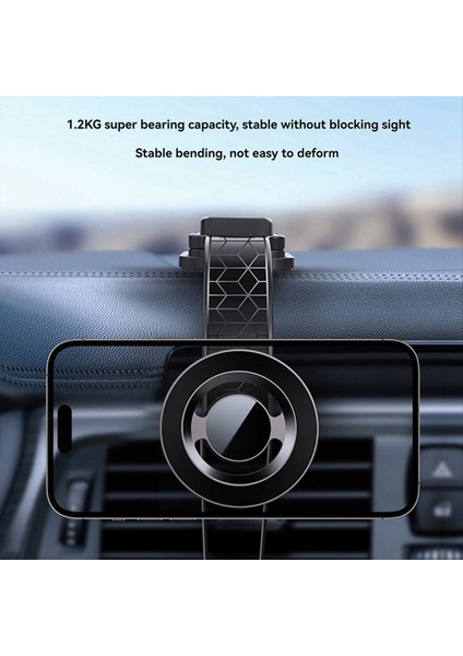 Araba Telefon Tutucu Magsafe Manyetik Güçlü Çubuk Gösterim Paneli Sabit Katlanır Araç Navigasyon Tutucu (Yurt Dışından) modelleri