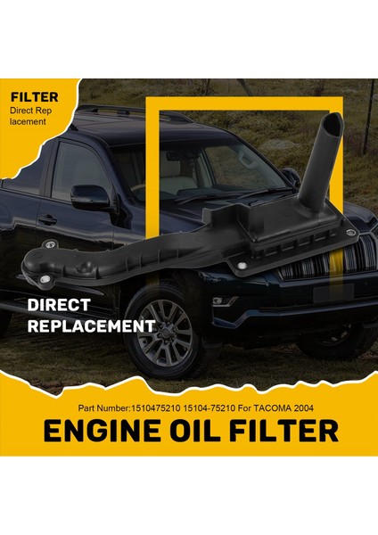 15104-75210 Toyota Land Cruiser Prado Için Araç Motor Yağı Filtresi 1510475210 (Yurt Dışından) fırsatları