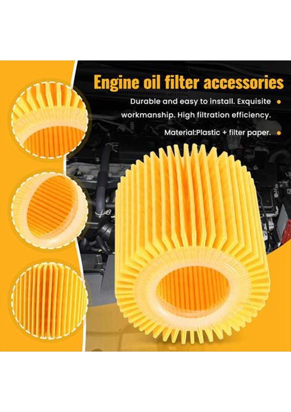 20PCS Toyota C-Hr 2 0l Pontıac Vıbe Corolla Prıus 1 8l Filtreler 04152YZZA6 04152-37010 (Yurt Dışından) modelleri