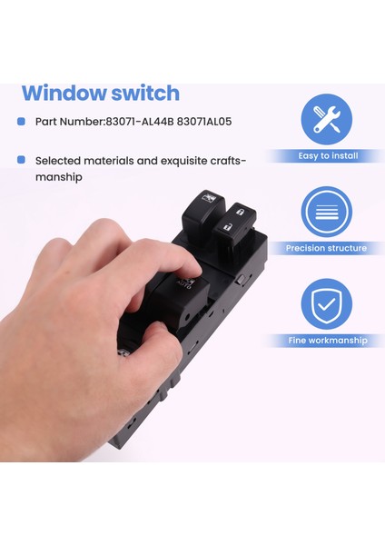 Pencere Anahtarı Güç Pencere Anahtarı Düğmesi 83071-AL44B 83071AL05 Subaru Outback Legacy 2 5l 3 6l 2015-2017 (Yurt Dışından) fırsatları