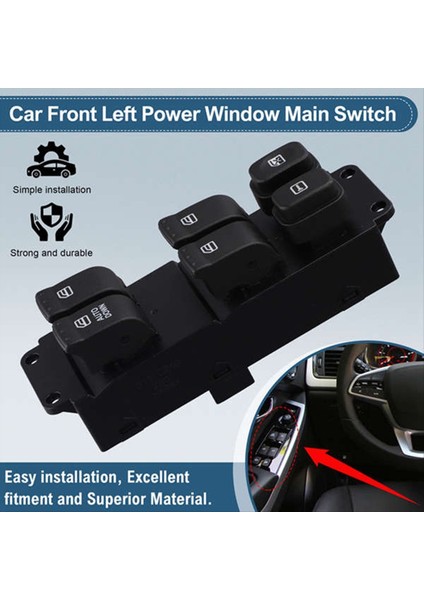 8581134000 Araba Ön Sol Elektrikli Pencere Cadı Ssangyong Korando 2013-2015 Lhd (Yurt Dışından) modelleri