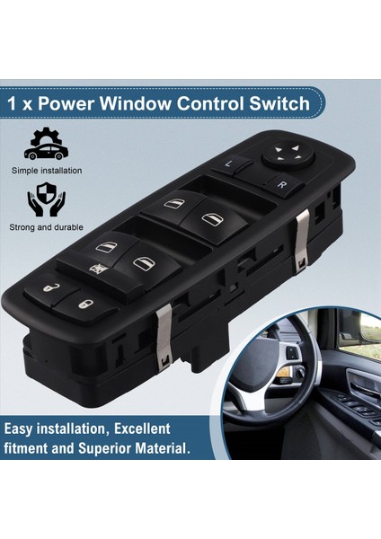 Güç Penceresi Anahtarı Araç Güç Penceresi Anahtarı 4602535AC 4602535AD 04602535AF 4602535AG Chrysler Dodge 08-09 (Yurt Dışından) modelleri