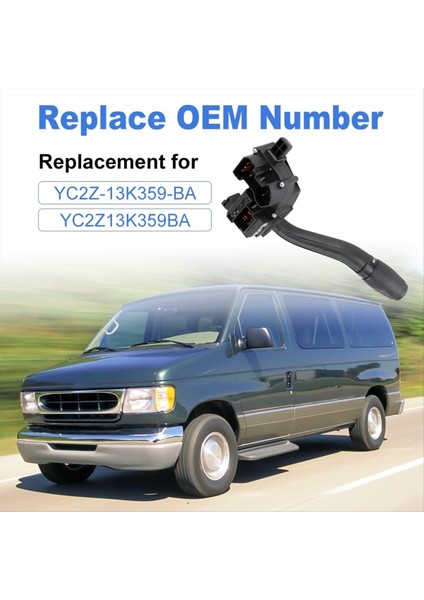 Sinyal Kontrol Anahtarı Kombinasyon Anahtarı YC2Z-13K359-BA YC2Z13K359BA Ford E-Serisi Van E150 E250 E350 (Yurt Dışından) fırsatları