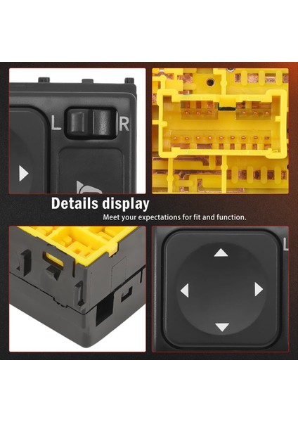 Araba Dikiz Aynası Anahtarı Araba Aynası Cam Anahtarı Araba Dikiz Arka Ayna Kontrol Anahtarı Nissan 05-19 25570-CL00A (Yurt Dışından) fırsatları