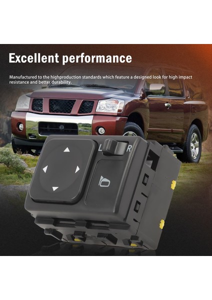 Araba Dikiz Aynası Anahtarı Araba Aynası Cam Anahtarı Araba Dikiz Arka Ayna Kontrol Anahtarı Nissan 05-19 25570-CL00A (Yurt Dışından) indirimleri