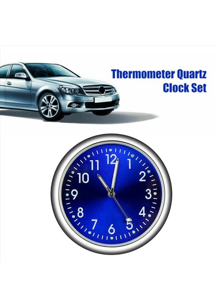 2x Araba Saati Araba Saati Aydınlık Mini Otomobiller Dahili Sopa-On Dijital Saat Mekaniği Kuvars Saatler (Yurt Dışından) modelleri