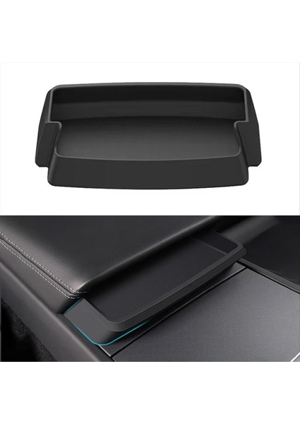 Tesla Model Y Juniper Model 3 Highland Koltuk Tepsisi Silikon Aksesuarları Için Merkez Konsol Koltuğu Depolama Kutusu (Yurt Dışından) fiyatları