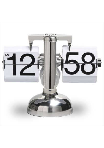 Flip Dijital Saat -Küçük Ölçekli Tablo Saat Retro Flip Saat Flip Dahili Dişli Çalışan Kuvars Saat Bir Bacak Saati Ana Sayfa (Yurt Dışından) fırsatları