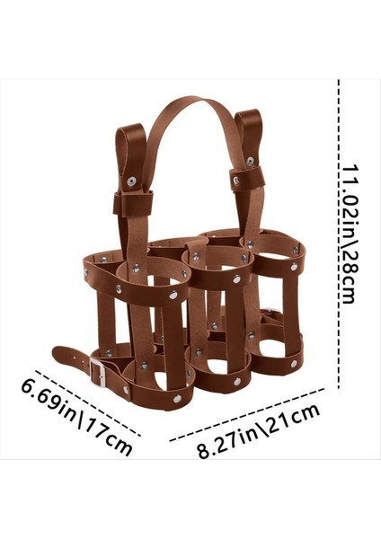 Bisiklet Bira Şişesi Tutucu Deri Içecek Tutucu Açık Bira Su Şişesi Tutucu Kahverengi (Yurt Dışından) modelleri