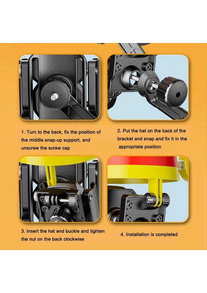 Komik Bisiklet Motosiklet Telefon Tutucu Açık Mekan Bisiklet Navigasyon Standı Akıllı Telefon Için Güneş Koruyucu Yağmur Geçiren Stand A (Yurt Dışından) indirimleri