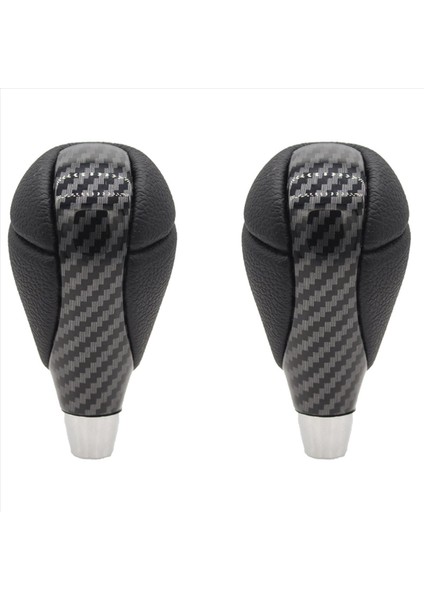2x Araç Otomatik Dişli Vites Stick Düğmesi Değiştiren Lexus ES300 IS250 LS400 Toyota Matrıx Matrıx Hılux Karbon Fiber (Yurt Dışından)