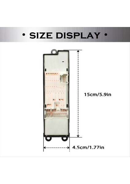 Sürücüler Yan Master Pencere Anahtarı Güç Penceresi Anahtarı 254018J005 25401-8J005 Nissan Altima Sedan 2002-2006 Lhd (Yurt Dışından) indirimleri