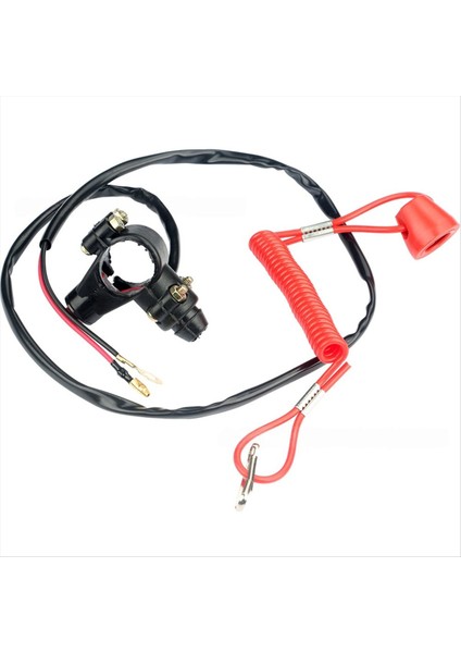 Motosiklet Atv Tether Kiracı Acil Durdurma Motoru Anahtarı Push Düğmesi Evrensel Parçalar (Yurt Dışından) modelleri