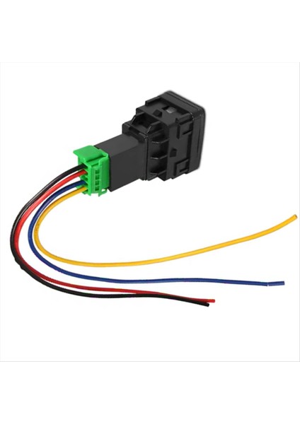 Nissan X-Trail Tiida Altima Için 1pcs 5 Pinli Araba Sis Lambası Anahtarı 4-Bağlantılı Tel Kontrol Düğmesi 12V (Yurt Dışından) fırsatları