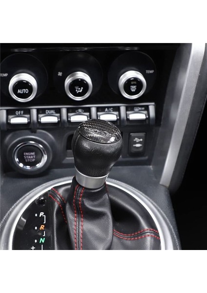 Toyota Için 2x 86 Subaru Brz 2012-2020 Araç Karbon Fiber Dişli Vites Kafası Merkezi Kontrol Dekoru Stickers Aksesuarları (Yurt Dışından) indirimleri