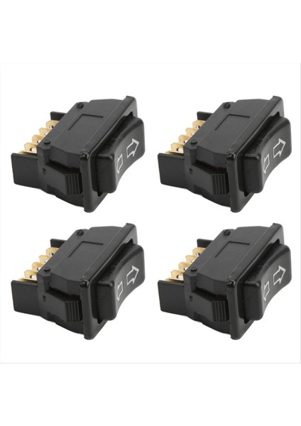 4pcs 5pin Elektrikli Pencere Anahtarı Araç Evrensel Cam Kaldırma Sürücü Anahtarları Yeşil Işık DC12V 24V Araba Penceresi Anahtarı (Yurt Dışından)