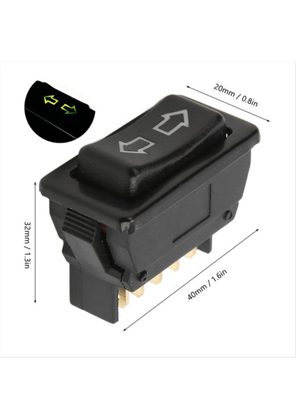 4pcs 5pin Elektrikli Pencere Anahtarı Araç Evrensel Cam Kaldırma Sürücü Anahtarları Yeşil Işık DC12V 24V Araba Penceresi Anahtarı (Yurt Dışından) fiyatları