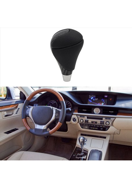 2x Araç Otomatik Dişli Vites Stick Düğmesi Değiştiren Lexus ES300 IS250 LS400 Toyota Matrıx Matrıx Hılux Karbon Fiber (Yurt Dışından) modelleri