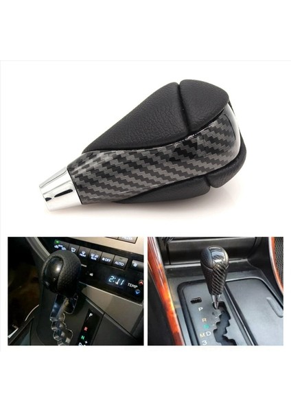 2x Araç Otomatik Dişli Vites Stick Düğmesi Değiştiren Lexus ES300 IS250 LS400 Toyota Matrıx Matrıx Hılux Karbon Fiber (Yurt Dışından) fırsatları