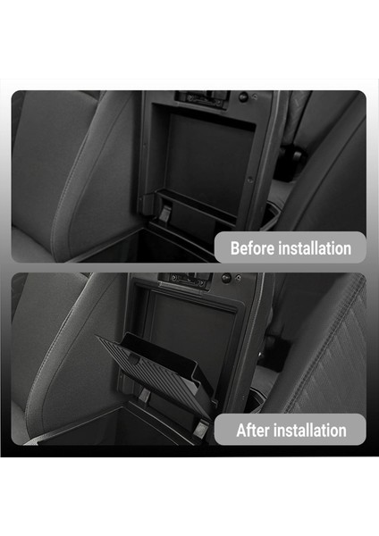 Toyota Tacoma 2024 2025 Gizli Organizer Bölmesi Için Merkez Konsol Gizli Saklama Kutusu Tepsi Aksesuarları Ekle (Yurt Dışından) fiyatları