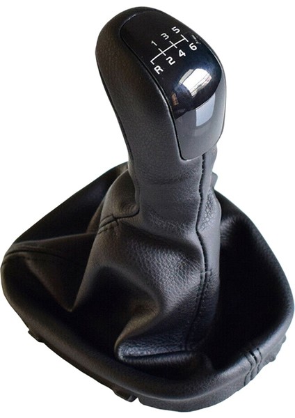 Mercedes-Benz C Sınıfı D5F4 W203 Için 6 Hızlı Dişli Değiştirme Düğmesi Deri Kapak Kılıfı (Yurt Dışından)