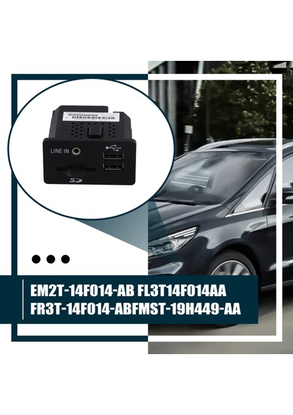 Araba USB Konnektörü Aux &amp Sd Kartı Ford S-Max 2016 Için Bağlantı Noktası EM2T-14F014-AB (Yurt Dışından) indirimleri
