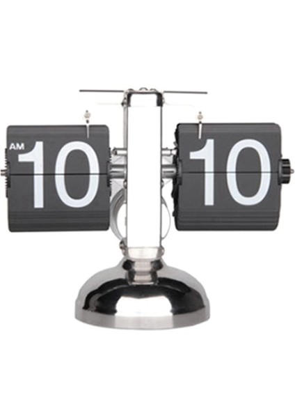 Flip Dijital Saat -Küçük Ölçekli Tablo Saat Retro Flip Saat Flip Dahili Dişli Çalışan Kuvars Saat Ev Dekor (Yurt Dışından) indirimleri