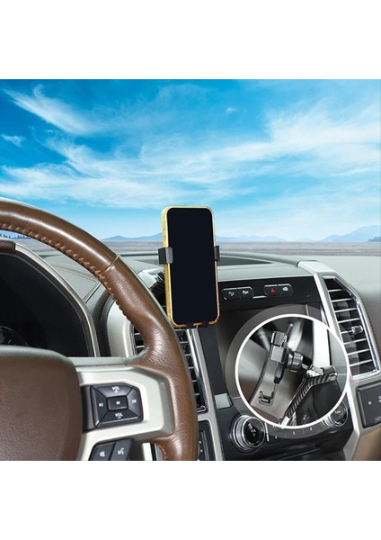 Frod F150 2015-2020 Için Dash Telefon Montaj Tutucu Gösterge Paneli 360 ° Mobil Cep Telefonu Tutucu Aksesuarları (Yurt Dışından) fırsatları
