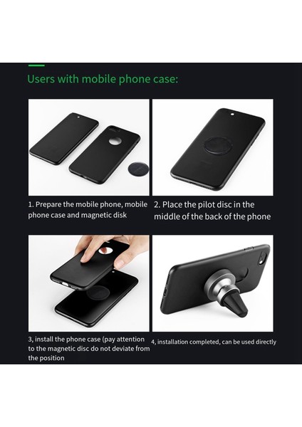 Ugreen Kurşun Manyetik Parça Yama Snap-On Emme Bardağı Araba Telefon Tutucu Manyetik Manyetik Tutucu Evrensel Mıknatıs Parçası (Yurt Dışından) indirimleri