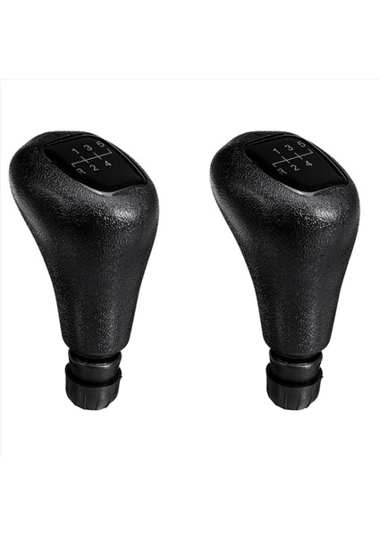 2x 5 Hızlı Manuel Deri Vites Değiştirme Düğmesi Vites Kolu Mercedes Benz C Sınıfı W202 Clk Sınıfı W208 E Sınıfı W210 (Yurt Dışından)