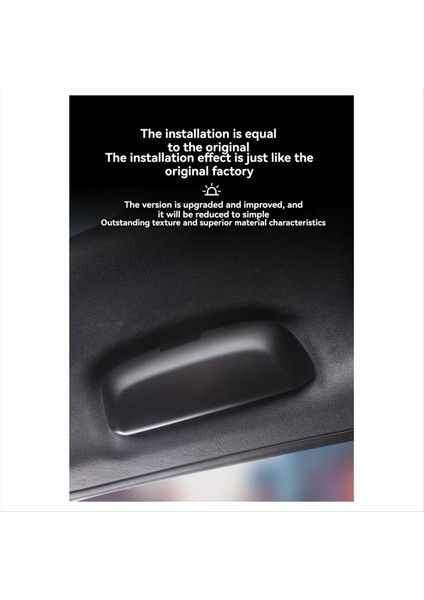 Araba Gözlükleri Kılıf Depolama Kutusu Güneş Gözlüğü Klipsi Güneş Gözlüğü Toyota Prado LC250 2024 Için Çatı Depolama Modifikasyonu A (Yurt Dışından) modelleri