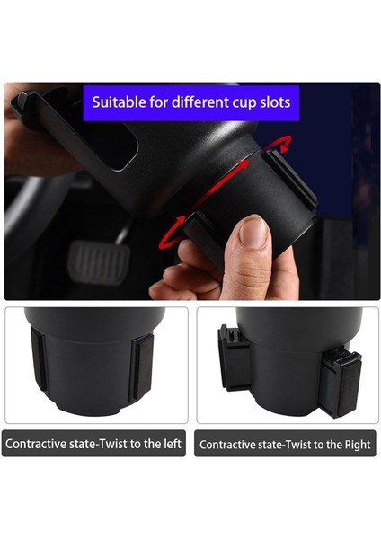 Çok Fonksiyonlu Kupa Tutucu Telefon Montajı Tesla Model 3 Model Y 2017-2023 Aksesuarları Için Evrensel Ayarlanabilir Temel (Yurt Dışından) fırsatları