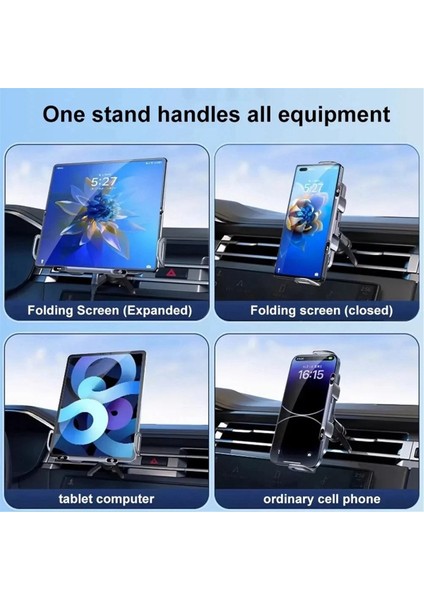 Araba Kablosuz Şarj Cihazı Stand Katlama Ekran Hızlı Şarj 15W Hızlı Araba Kablosuz Şarj Standı Telefon Tutucu (Yurt Dışından) fiyatları