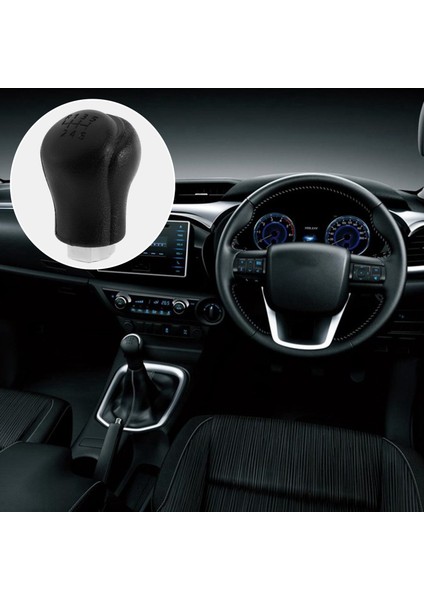 Toyota Hilux Revo 6 Hız Için 2x Araba Manuel Deri Dişli Vites Dişli Hentbol Kolu (Yurt Dışından) fırsatları