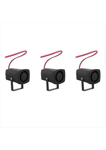 3x Yeni 12V Elektrikli Salyangoz Hava Boynuzu Süper Yüksek Sesle Öfkeli Evrensel Araba Motorlu Kamyon (Yurt Dışından)