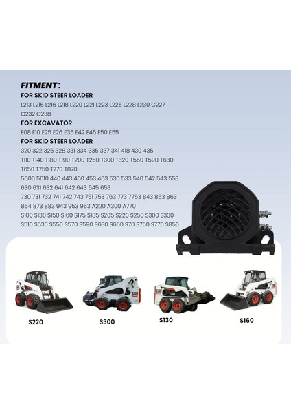 6599931 6651512 Bobcat Skid Stepers Için Yedek Alarm 641 642 643 741 742 631 632 753 A300 A770 7753 843 853 863 (Yurt Dışından) fiyatları