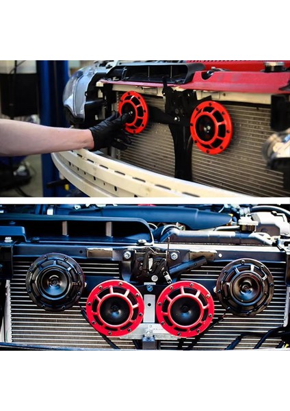 Evrensel Araba Motosiklet Boynuzu 12V Araba Modifiye Boynuz Yüksek Alan Kırmızı Havza Elektrikli Koyun Salyangoz (Yurt Dışından) modelleri