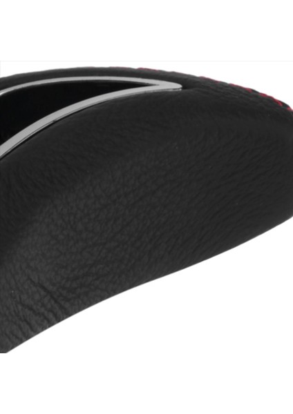 2x Evrensel Deri Otomatik Vites Kamyonu Manuel Dişli Çubuk Vites Değiştirici Kol Kapağı Düğmesi (Yurt Dışından) fiyatları