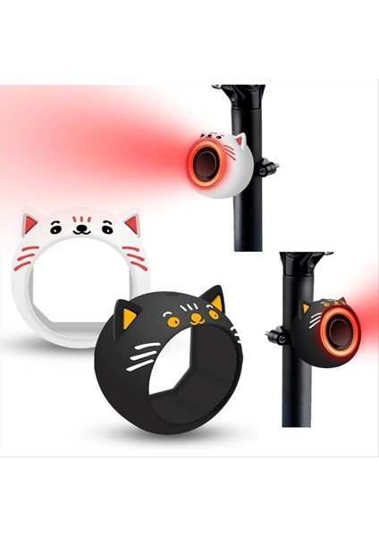 Bisiklet Burglar Arka Lamba Su Geçirmez Akıllı Otomatik Fren Algılama Tail Lambası Uzaktan Kontrol USB Ücret Bisiklet Arka Işık A (Yurt Dışından) fırsatları