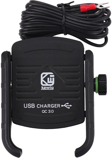 3x Kewiq Qc3 0 USB Hızlı Şarj Alüminyum Alaşım Motosiklet Telefon Tutucu USB Şarj Cihazı 360 Derece Döndür (Yurt Dışından) indirimleri