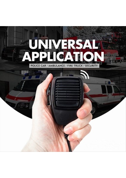 Araba Hoparlörü Için Polis Sireni Megafon 12V 200W Uyarı Konuşmacı Kamyon Araba Polis Acil Durum Alarmı (Yurt Dışından) fiyatları