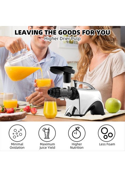 Omega Meyve Sıkacağı Için Meyve Suyu Aparatı, Büyük Çaplı, Yavaş Hızlı (Yurt Dışından) fırsatları