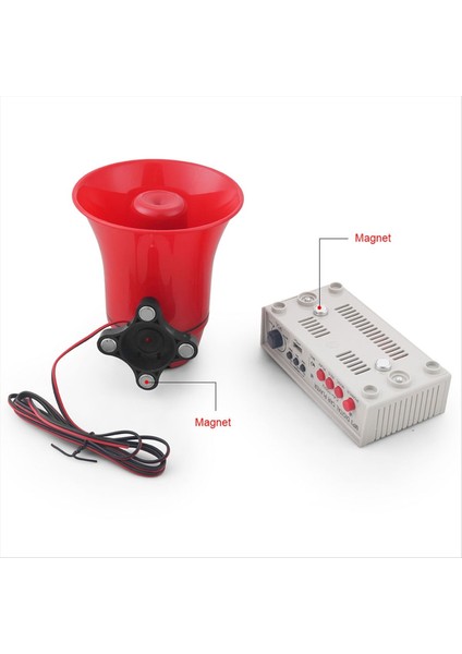 Araba Uyarı Alarmı Polis Siren Boynuz Konuşmacısı Amplifikatörler Mikrofon Sistemi ve Kart Okuyucu Mp3 Çalar (Yurt Dışından) modelleri