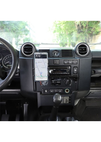 Land Rover Defender Için 2004-2018 Merkez Konsol Telefon Tutucu Gezinme Braketi Tutucu Aksesuarları Alüminyum Alaşım (Yurt Dışından) indirimleri