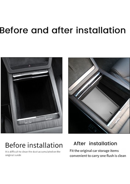 Tesla Model x S Merkez Kontrolü Için Alt Depolama Mat Koruyucu Pedler Araba Yastık Aksesuarları Gri (Yurt Dışından) fiyatları