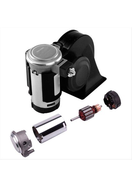 Röle Teli Kablo Demeti ile Salyangoz Hava Boynuzu 12V 150DB Süper Yüksek Sesli Kamyon Motosikleti Için Iki Tonlu Araba Korsası (Yurt Dışından)